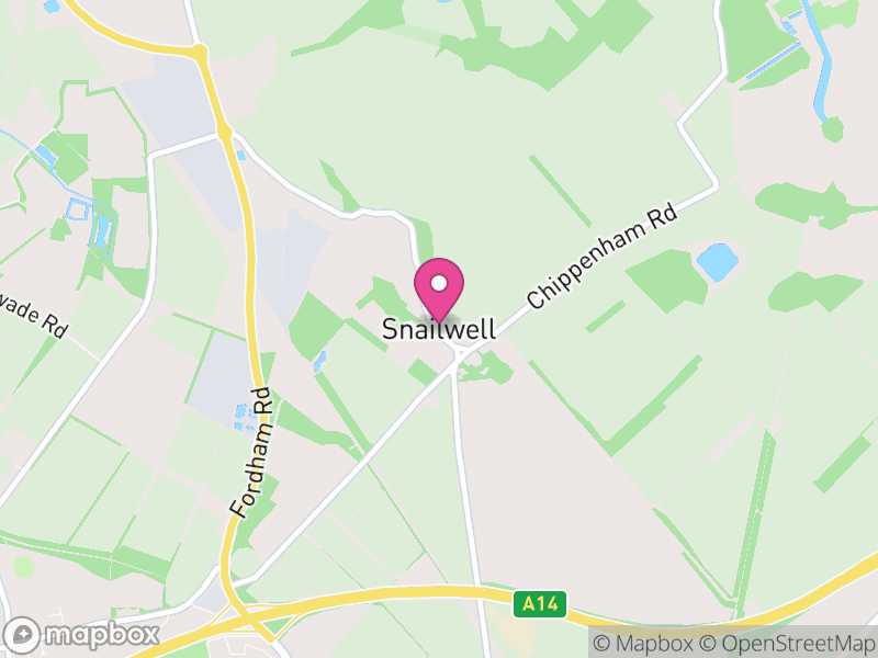 Map of Snailwell, East Cambridgeshire