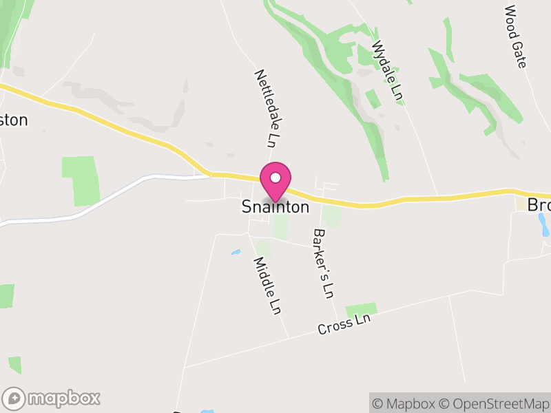 Map of Snainton, North Yorkshire
