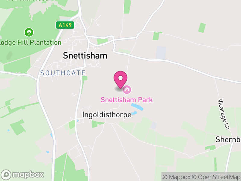 Map of Snettisham, King's Lynn and West Norfolk