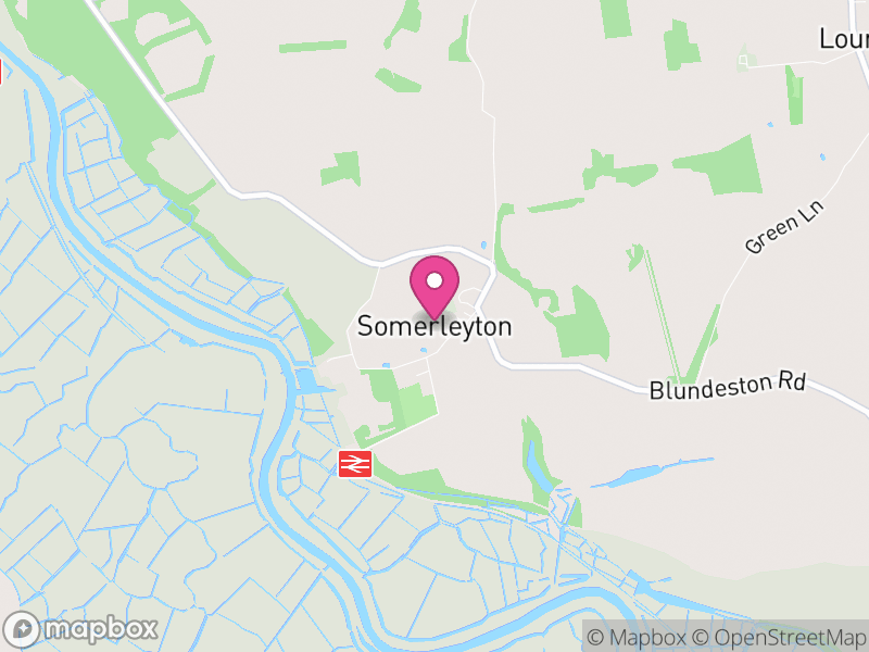 Map of Somerleyton, Ashby and Herringfleet