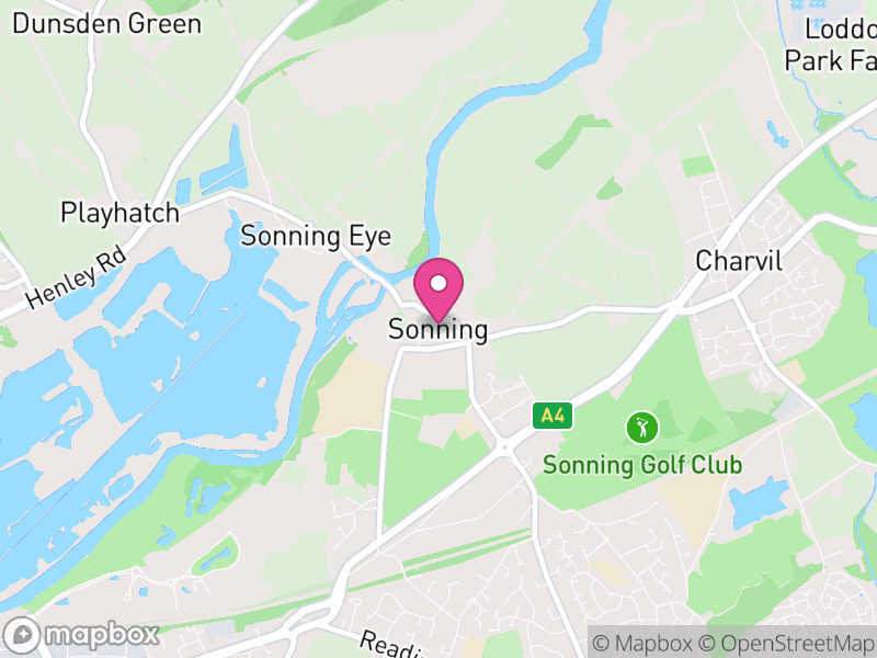 Map of Sonning, Wokingham