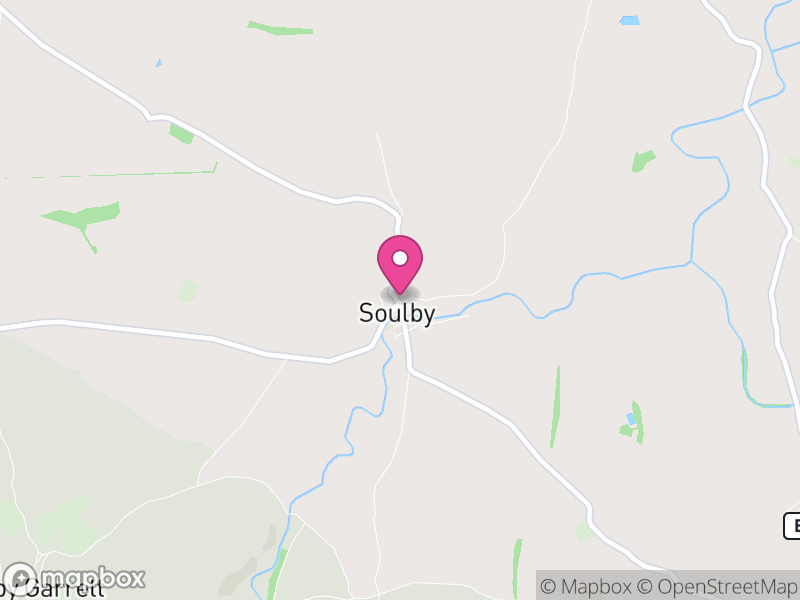 Map of Soulby, Westmorland and Furness