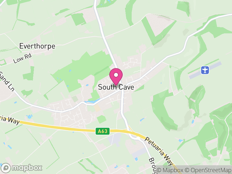 Map of South Cave, East Riding of Yorkshire