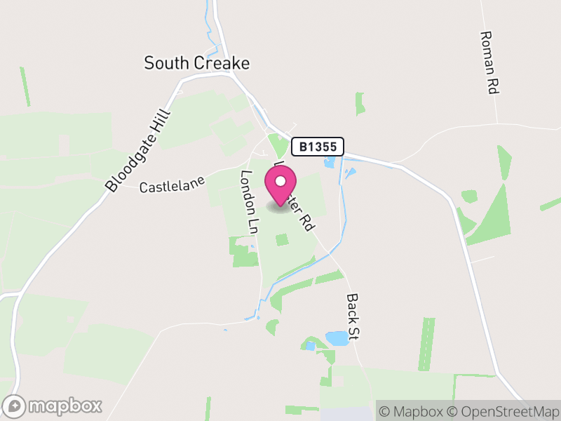 Map of South Creake, King's Lynn and West Norfolk