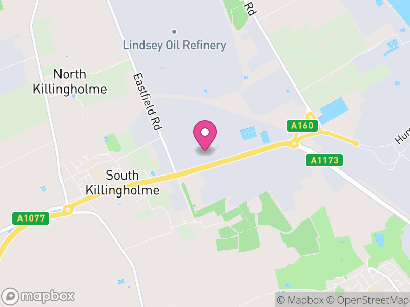 Map of South Killingholme, North Lincolnshire