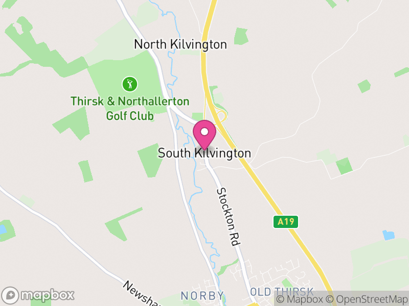 Map of South Kilvington, North Yorkshire