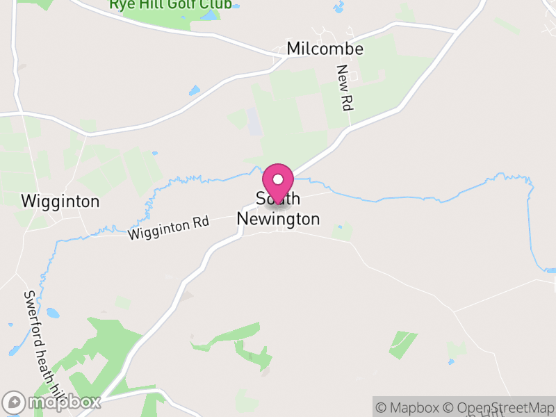 Map of South Newington, Cherwell