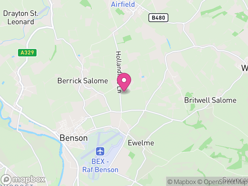 Map of South Oxfordshire, Oxfordshire, England