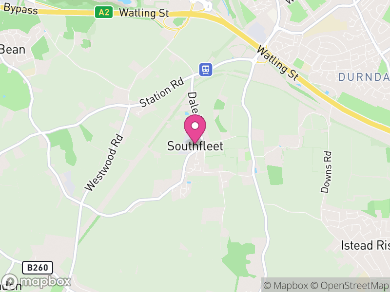 Map of Southfleet, Dartford