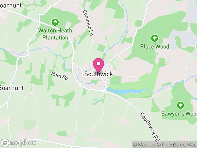 Map of Southwick and Widley, Winchester