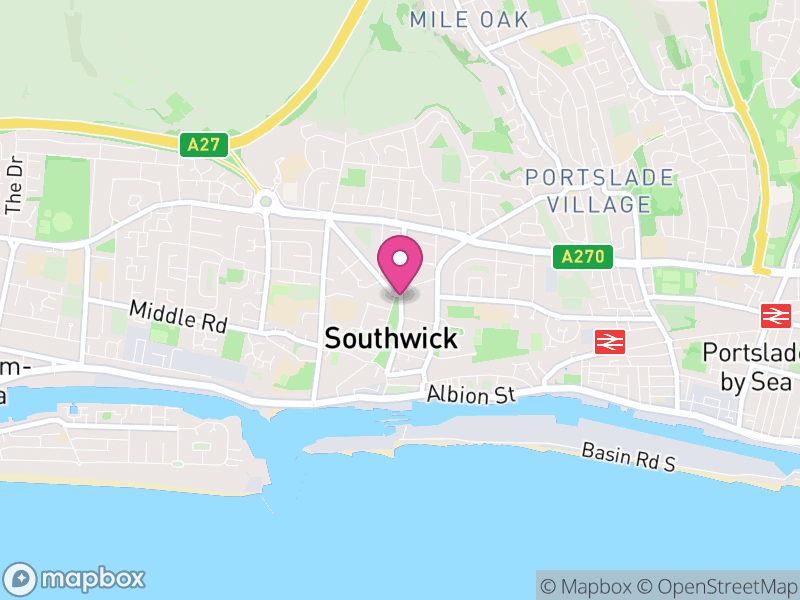 Map of Southwick, North Northamptonshire