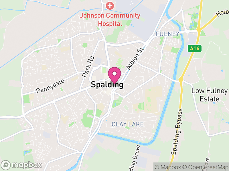 Map of Spalding