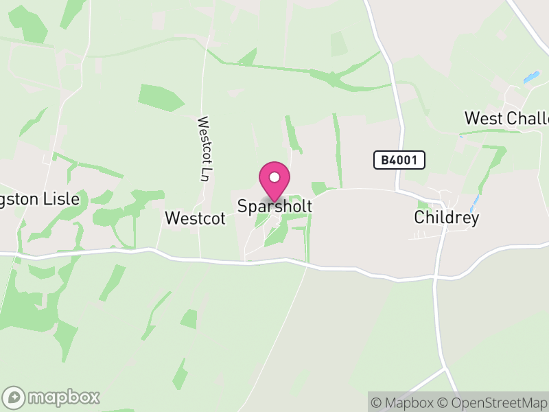 Map of Sparsholt, Vale of White Horse