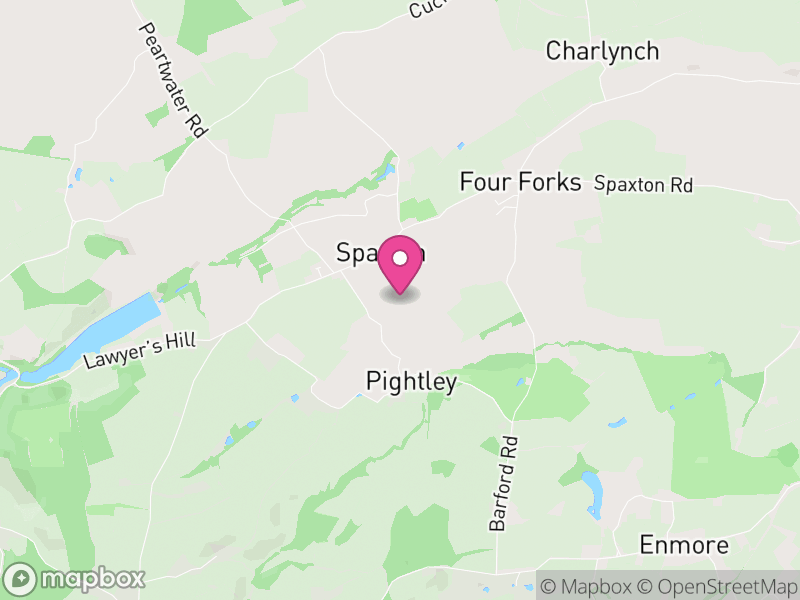 Map of Spaxton, Somerset