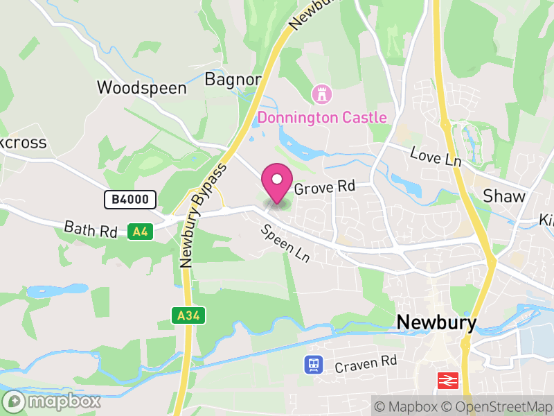 Map of Speen, West Berkshire