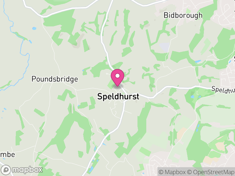 Map of Speldhurst, Tunbridge Wells