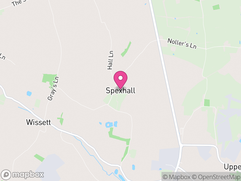 Map of Spexhall, East Suffolk