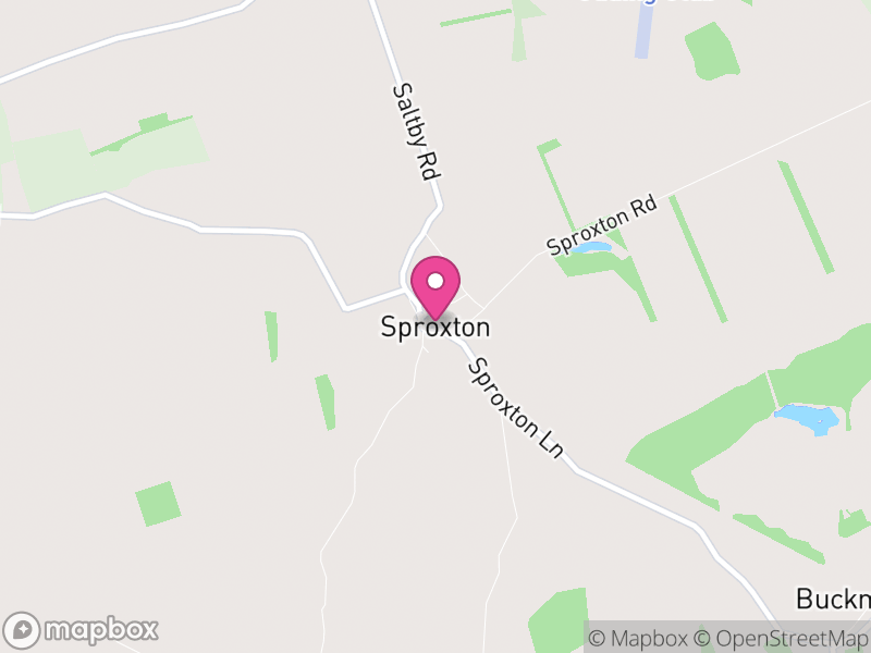 Map of Sproxton, Melton