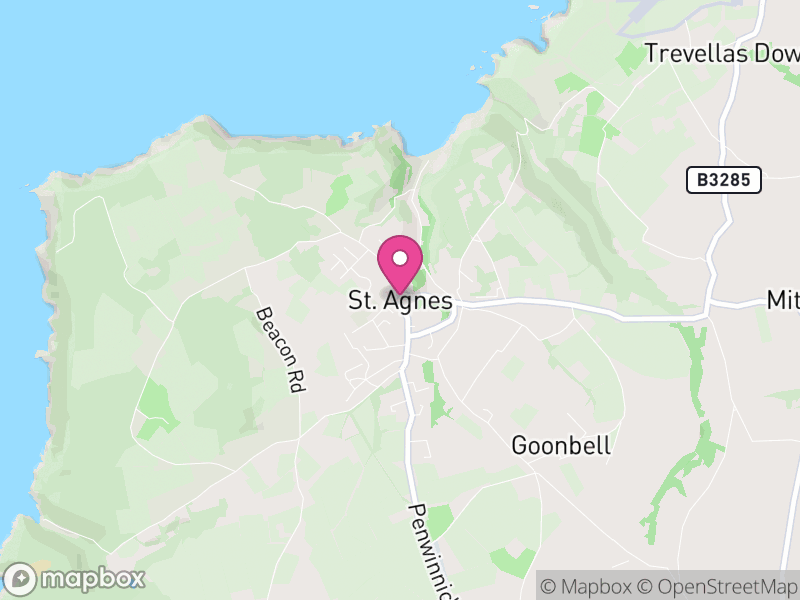 Map of St. Agnes, Cornwall