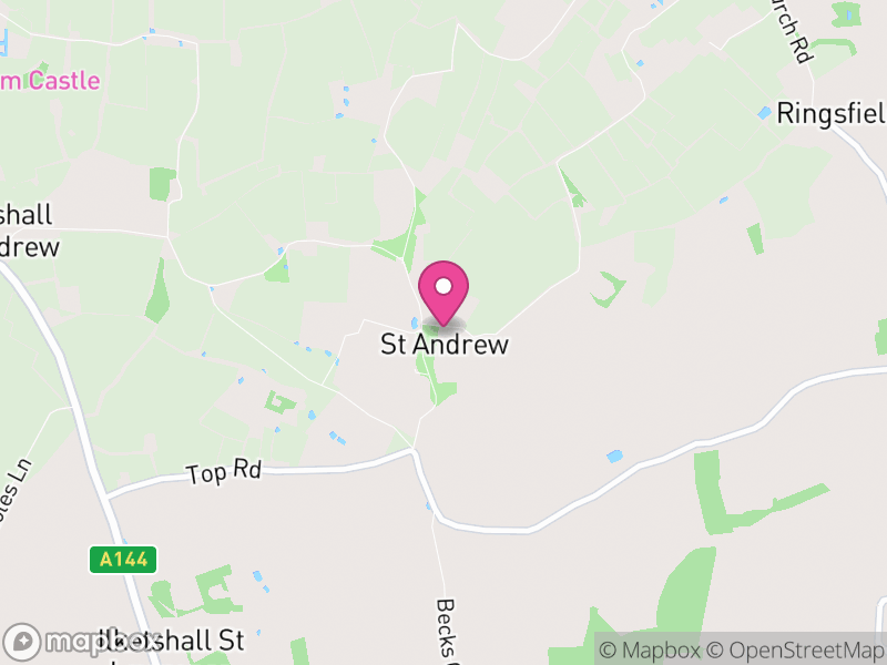 Map of St Andrew, Ilketshall