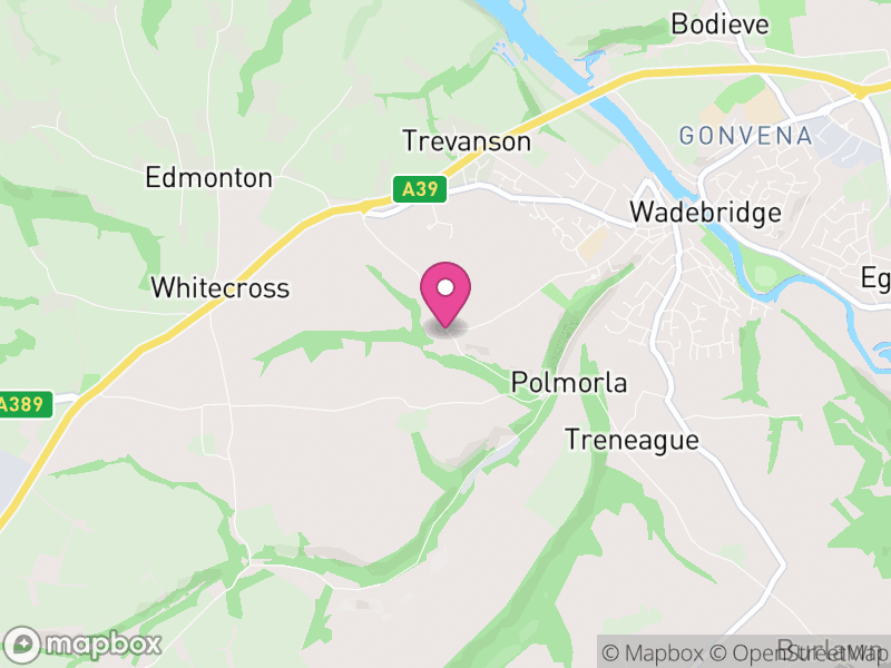 Map of St. Breock, Cornwall