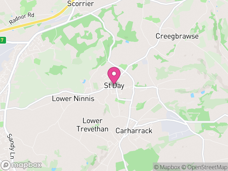 Map of St. Day, Cornwall