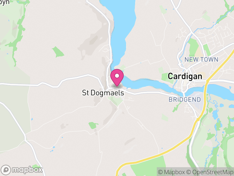 Map of St. Dogmaels, Pembrokeshire