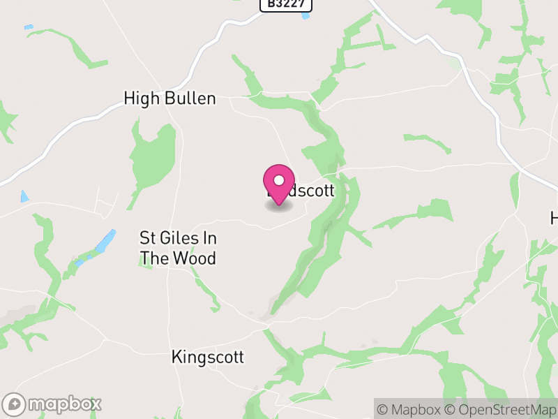 Map of St. Giles in the Wood, Torridge