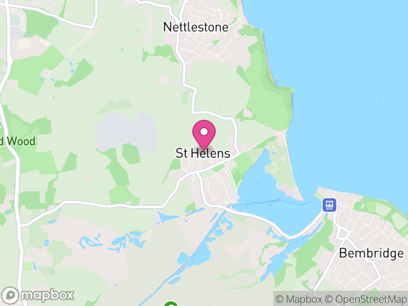 Map of St. Helens, Isle of Wight