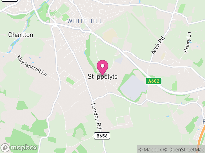 Map of St Ippolyts, North Hertfordshire