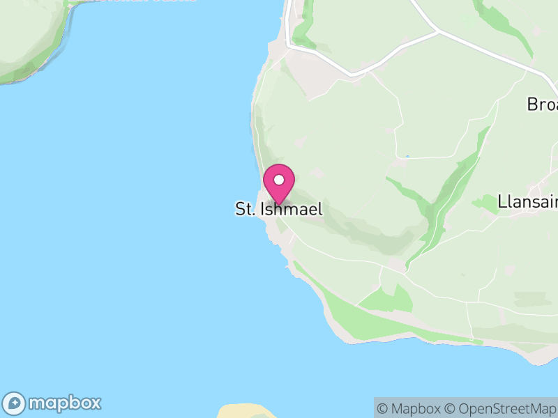 Map of St. Ishmael, Sir Gaerfyrddin / Carmarthenshire