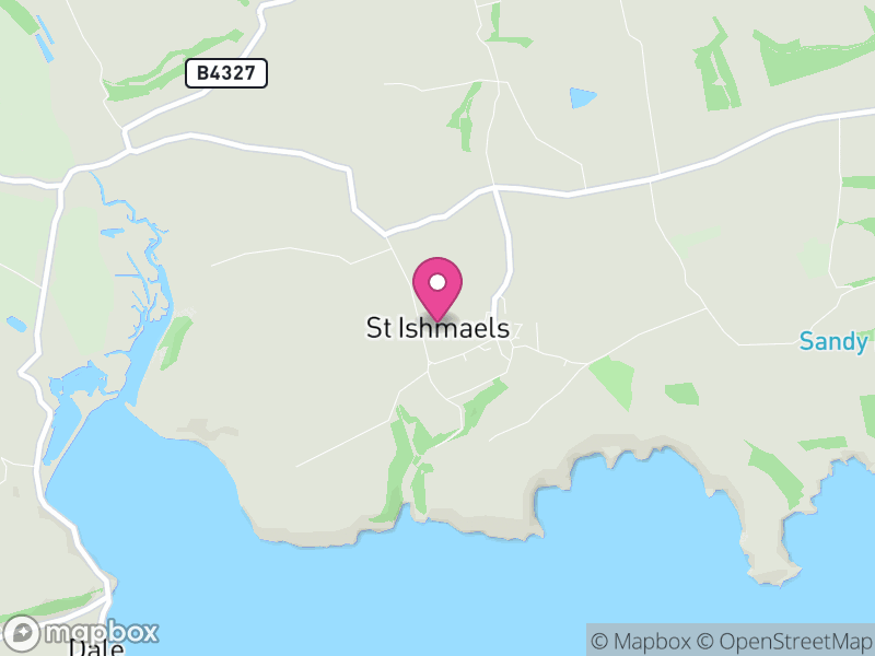 Map of St Ishmael's, Pembrokeshire