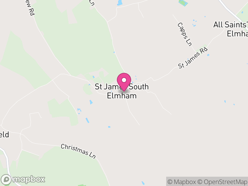 Map of St James, South Elmham