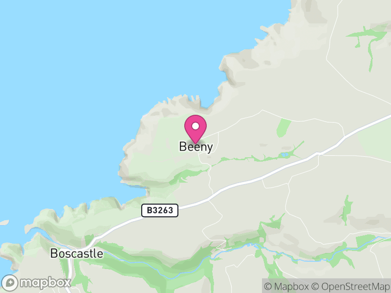 Map of St. Juliot, Cornwall