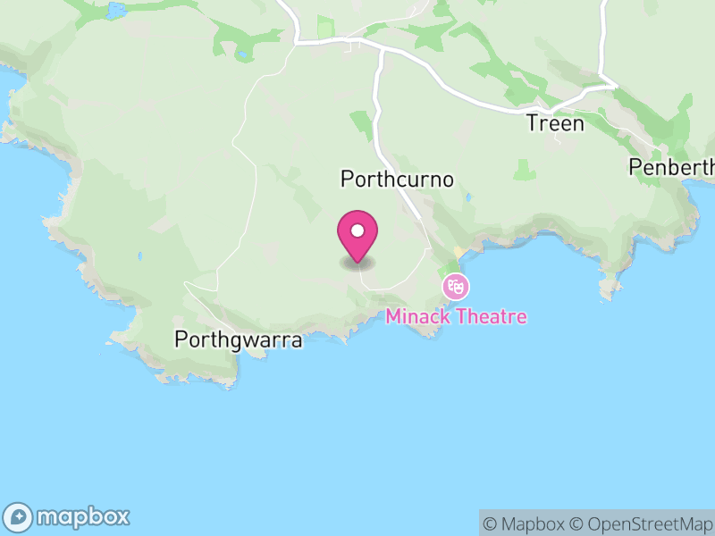 Map of St. Levan, Cornwall