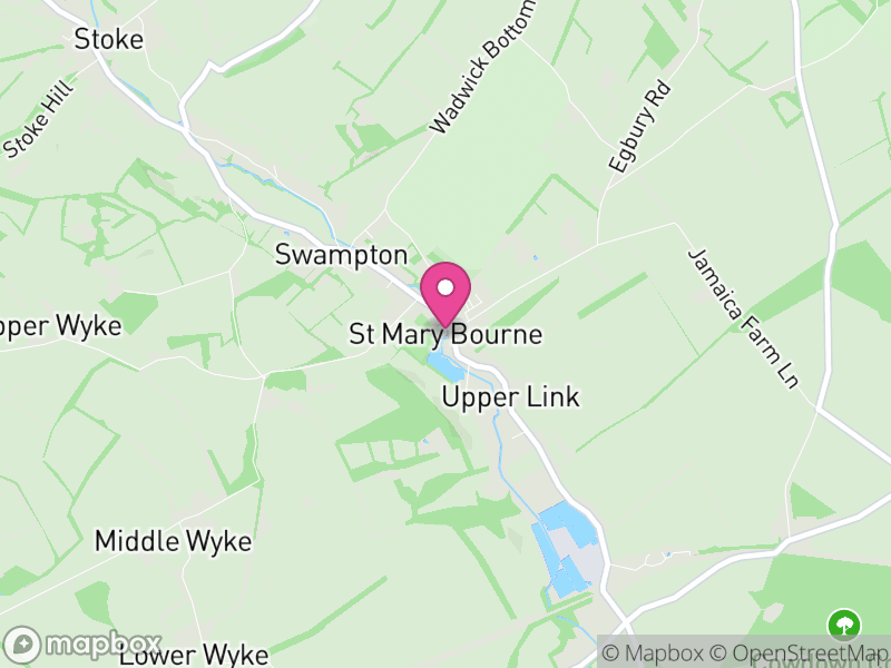 Map of St. Mary Bourne, Basingstoke and Deane