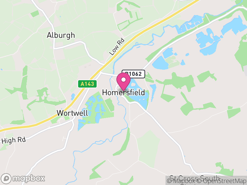 Map of St. Mary, South Elmham Otherwise Homersfield