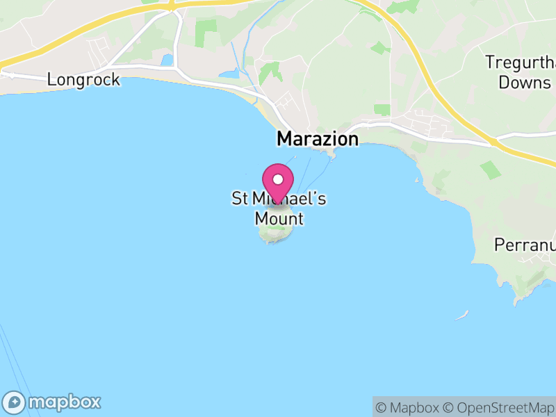 Map of St. Michael's Mount, Cornwall