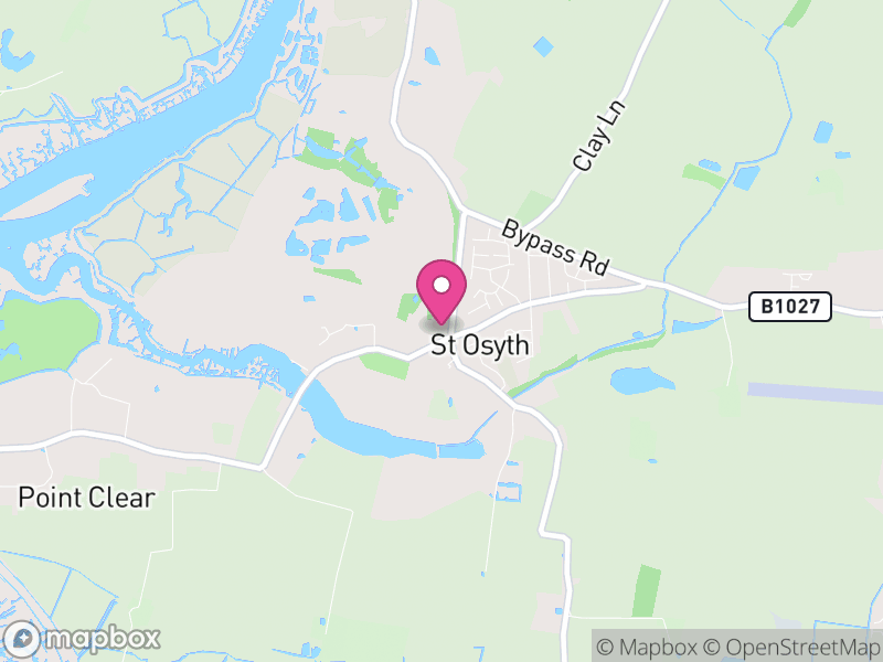 Map of St. Osyth, Tendring