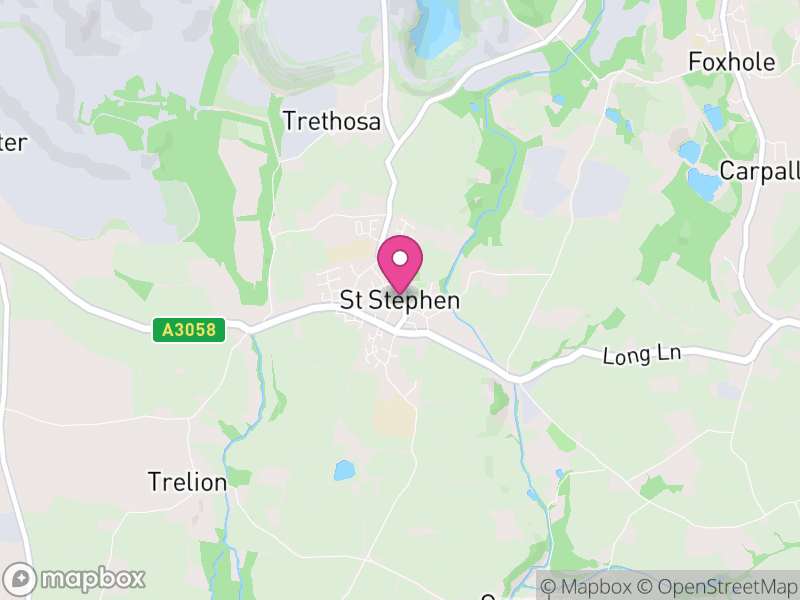 Map of St. Stephen-in-Brannel, Cornwall