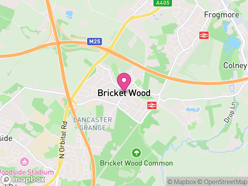 Map of St Stephen, St Albans