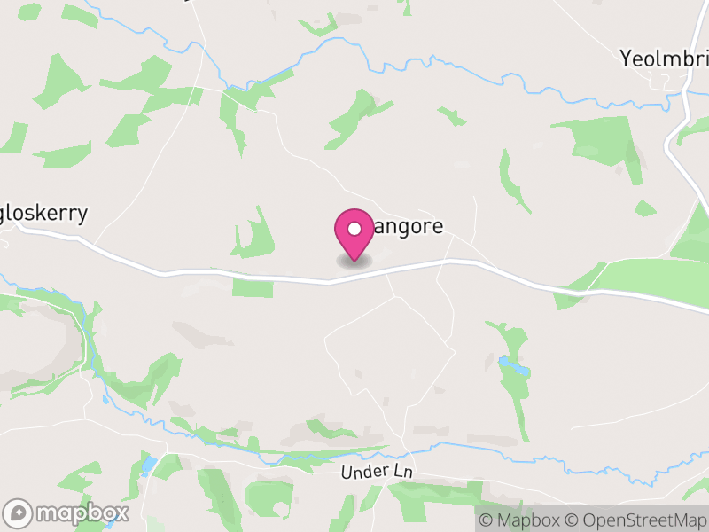 Map of St. Stephens by Launceston Rural, Cornwall