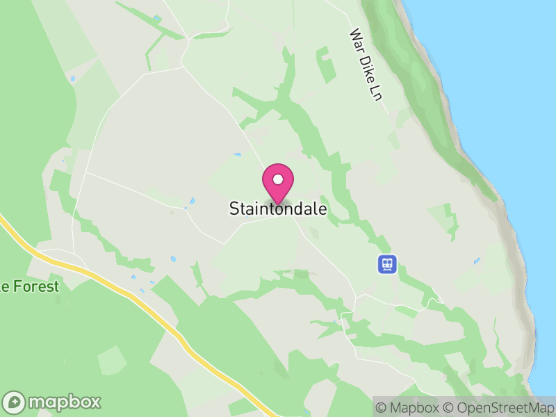 Map of Stainton Dale, North Yorkshire