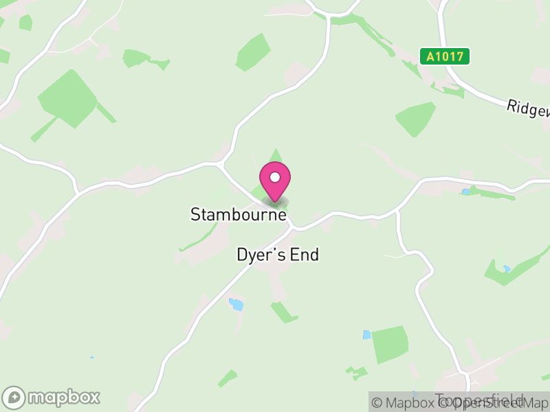 Map of Stambourne, Braintree