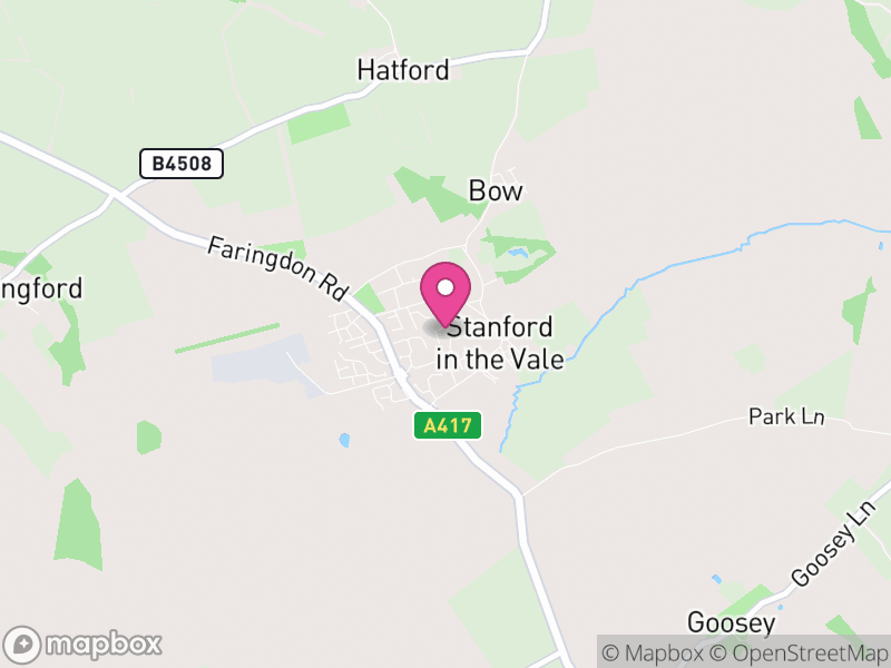 Map of Stanford in the Vale, Vale of White Horse