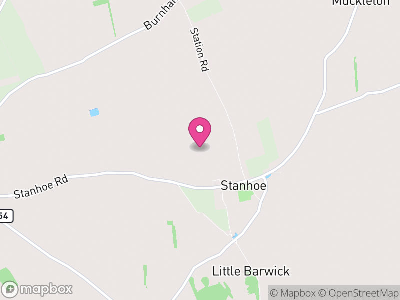 Map of Stanhoe, King's Lynn and West Norfolk