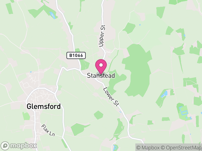 Map of Stanstead, Babergh