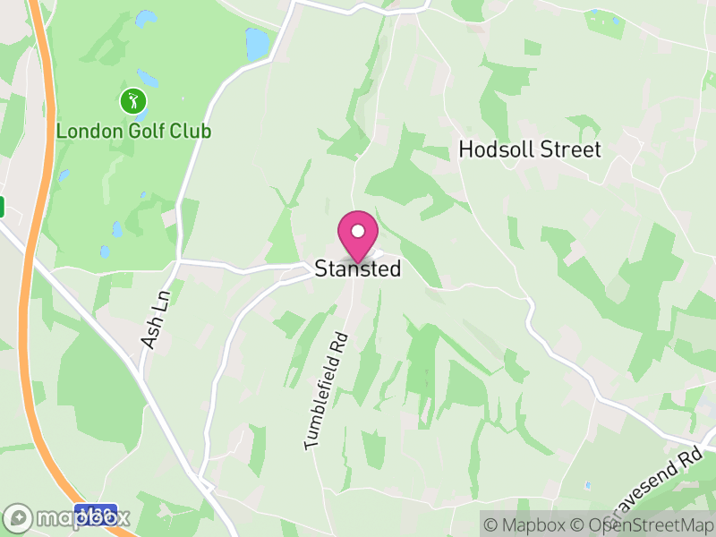 Map of Stansted, Tonbridge and Malling