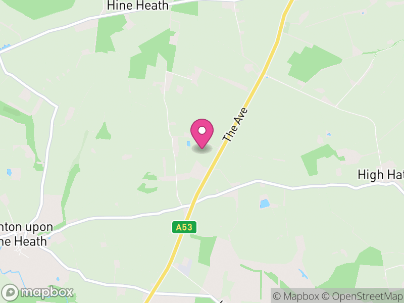 Map of Stanton upon Hine Heath, England