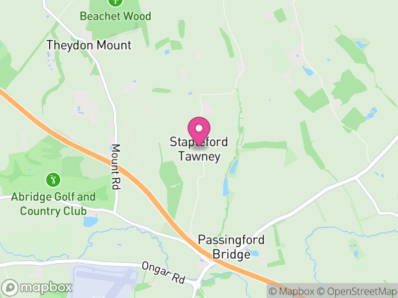 Map of Stapleford Tawney, Epping Forest